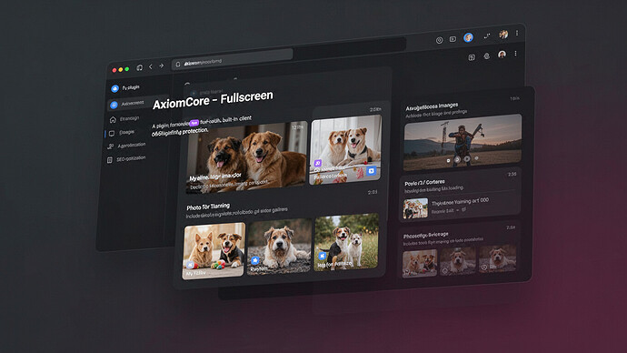AxiomCore - Fullscreen