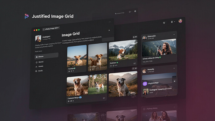 Justified Image Grid