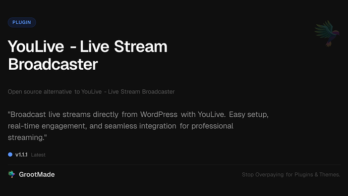 YouLive - Live Stream Broadcaster