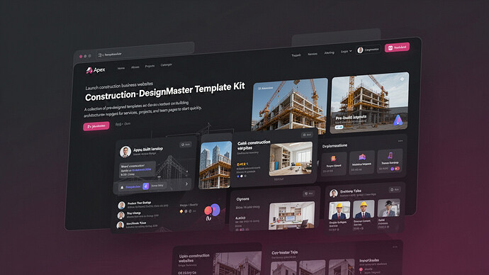 Apex - Construction DesignMaster Template Kit