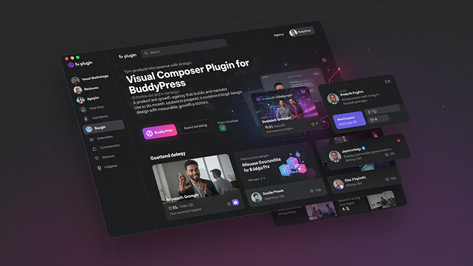 Visual Composer Plugin for BuddyPress