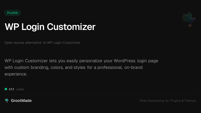 WP Login Customizer