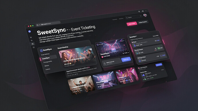 SweetSync - Event Ticketing