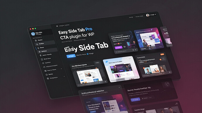 Easy Side Tab Pro - CTA plugin for WP