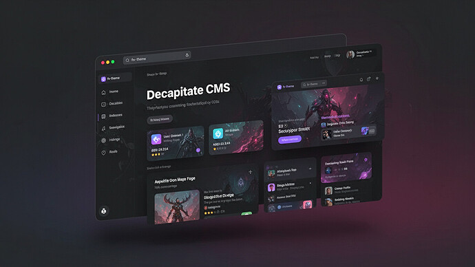 Decapitate CMS