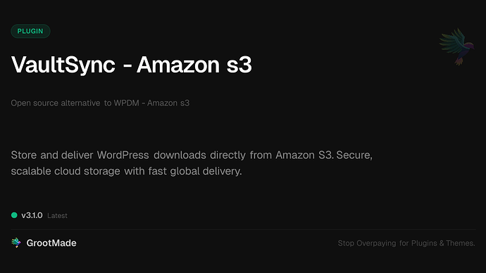 VaultSync - Amazon s3