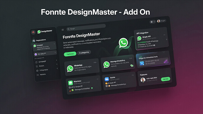 Fonnte DesignMaster - Add On