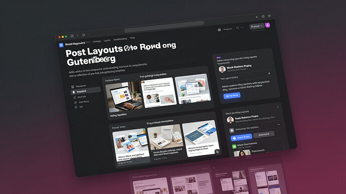Post Layouts Pro for Gutenberg