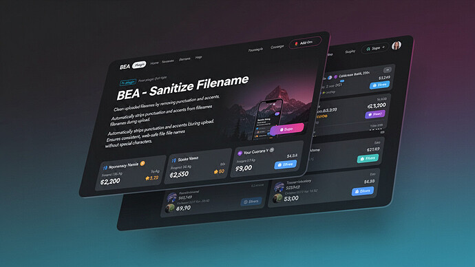 BEA - Sanitize Filename