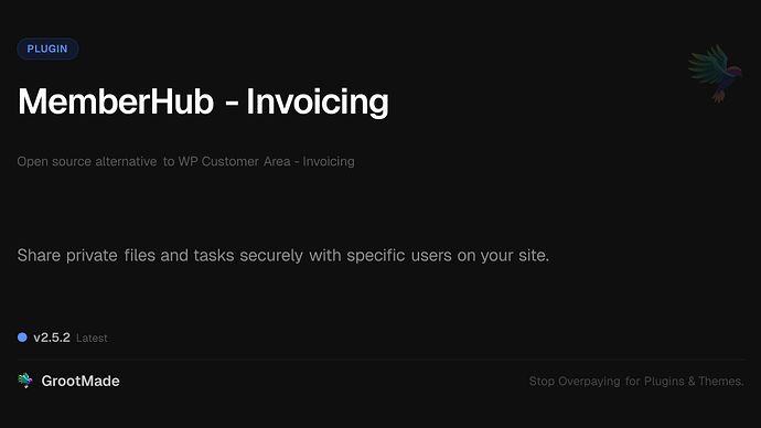 MemberHub - Invoicing