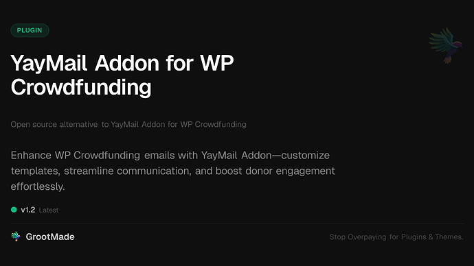 YayMail Addon for WP Crowdfunding