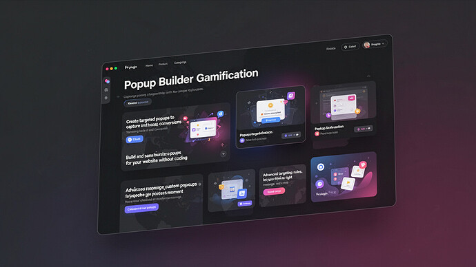 Popup Builder Gamification