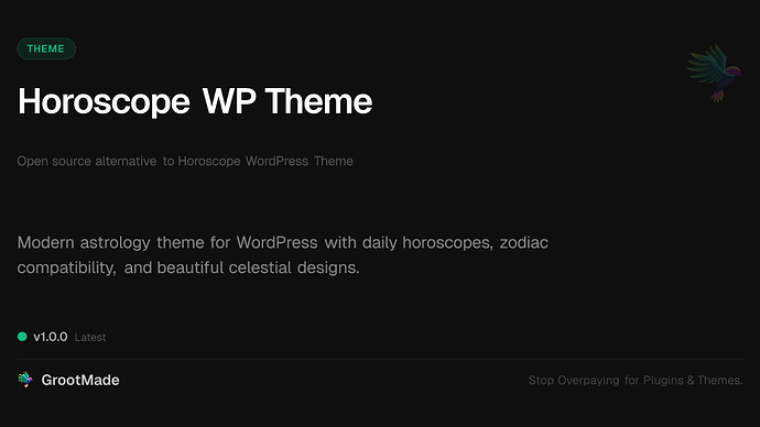 Horoscope WP Theme