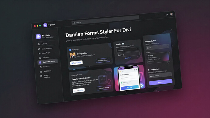 Damien Forms Styler For Divi