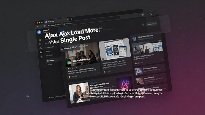 Ajax Load More: Single Post