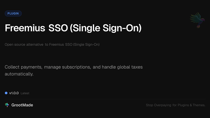 Freemius SSO (Single Sign-On)