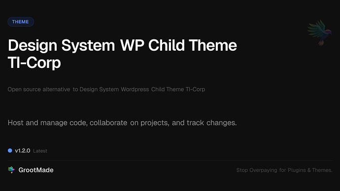 Design System WP Child Theme TI-Corp