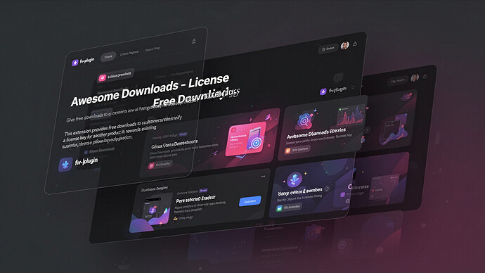 Awesome Downloads - License Free Download