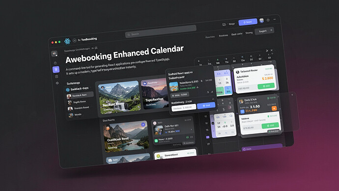Awebooking Enhanced Calendar