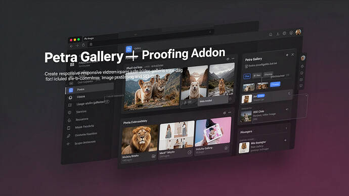 Petra Gallery - Proofing Addon