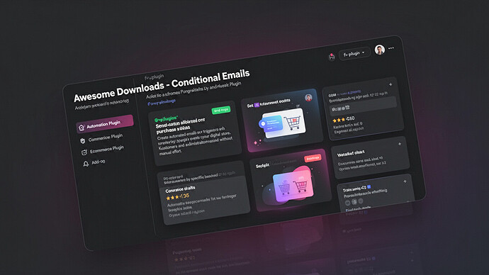 Awesome Downloads - Conditional Emails