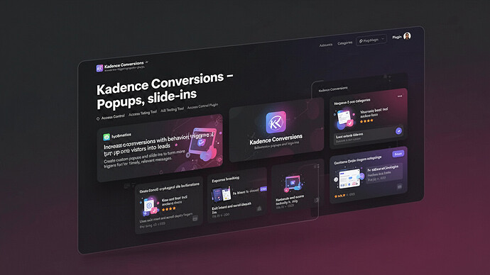 Kadence Conversions - Popups, slide-ins