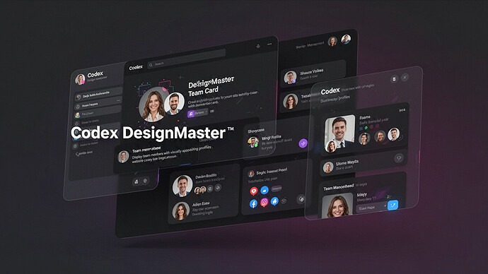 Codex DesignMaster Team Card