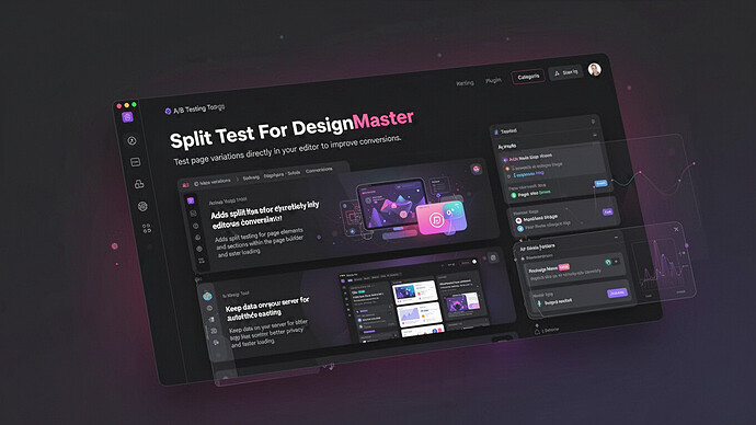 Split Test For DesignMaster