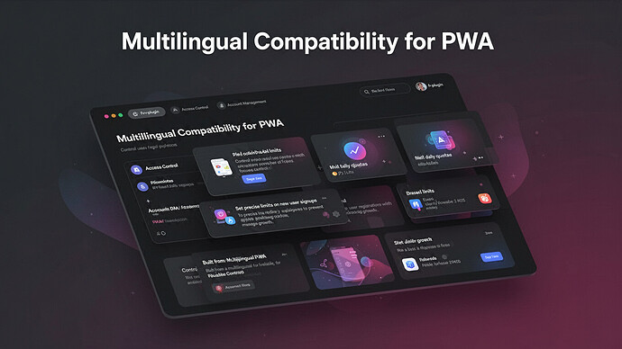 Multilingual Compatibility for PWA