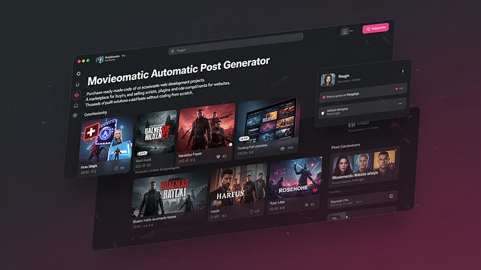 Movieomatic Automatic Post Generator