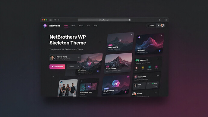 NetBrothers WP Skeleton Theme