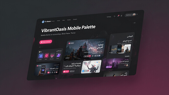 VibrantOasis Mobile Palette