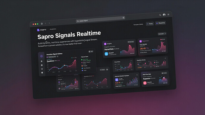Sapro Signals Realtime