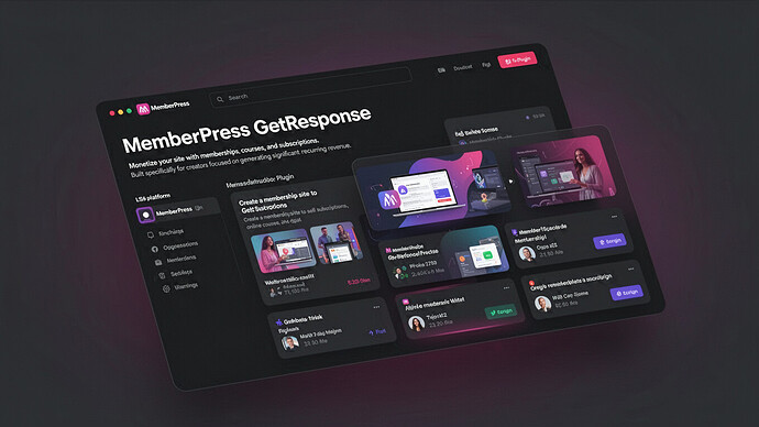 MemberPress GetResponse