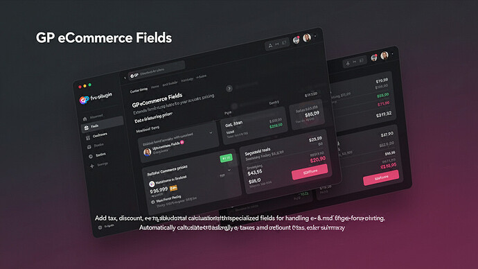 GP eCommerce Fields