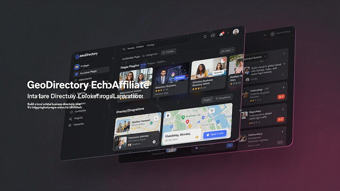 GeoDirectory EchoAffiliate Integration