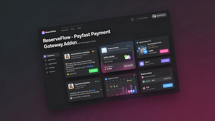 ReserveFlow - Payfast Payment Gateway Addon