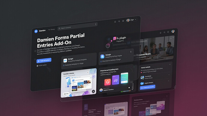 Damien Forms Partial Entries Add-On