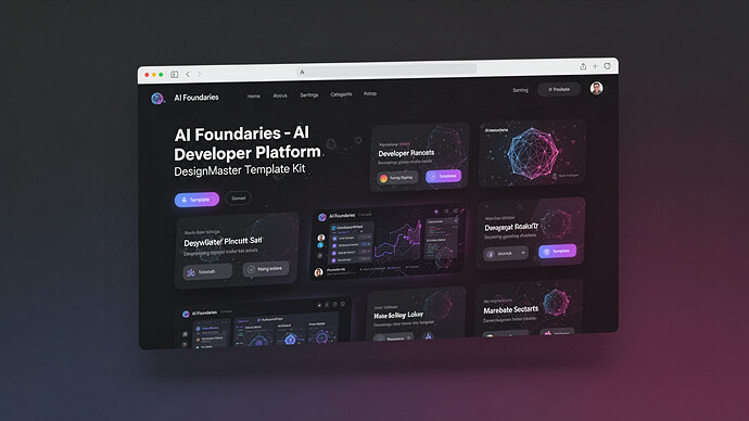 AI Foundaries - AI Developer Platform DesignMaster Template Kit