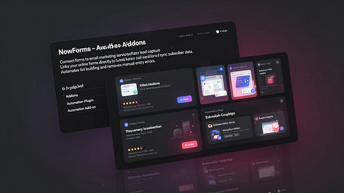NowForms - Aweber Addons