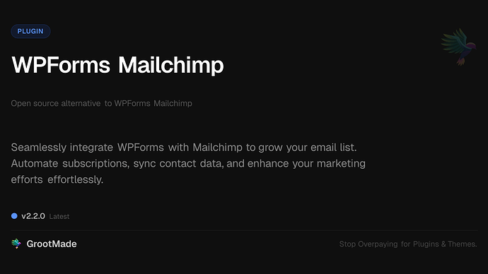 WPForms Mailchimp