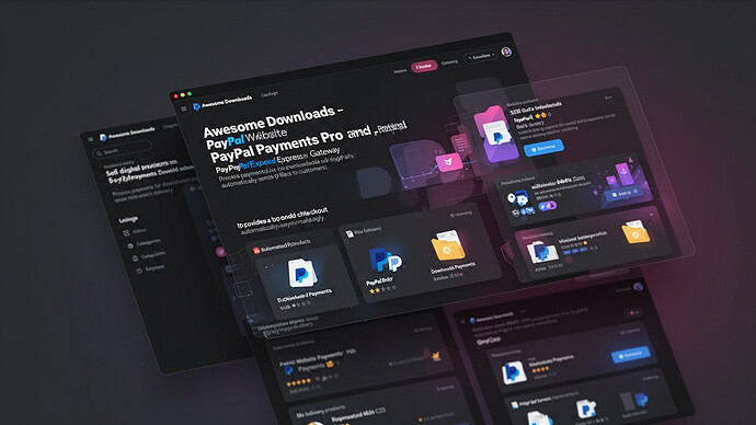 Awesome Downloads - PayPal Website Payments Pro and PayPal Express Gateway