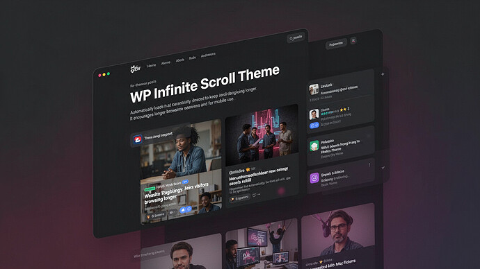 WP Infinite Scroll Theme