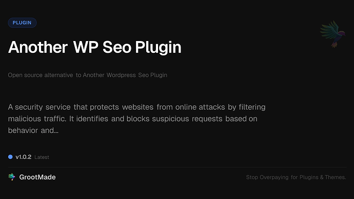 Another WP Seo Plugin