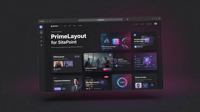 PrimeLayout for SitePoint