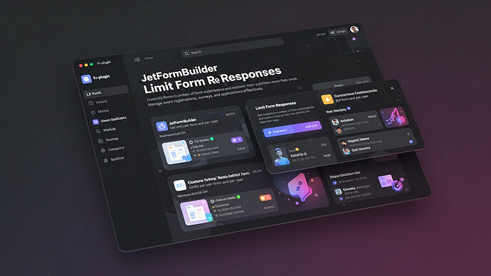 JetFormBuilder Limit Form Responses