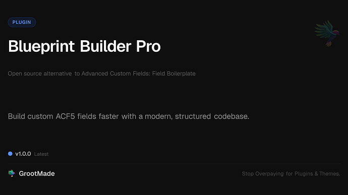 Blueprint Builder Pro