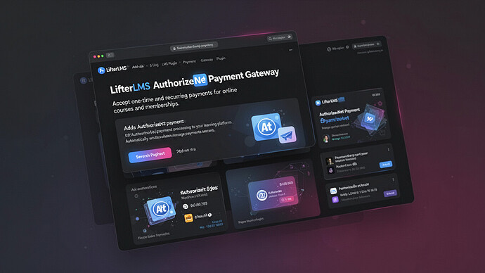 LifterLMS Authorize.Net Payment Gateway