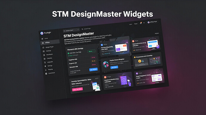 STM DesignMaster Widgets