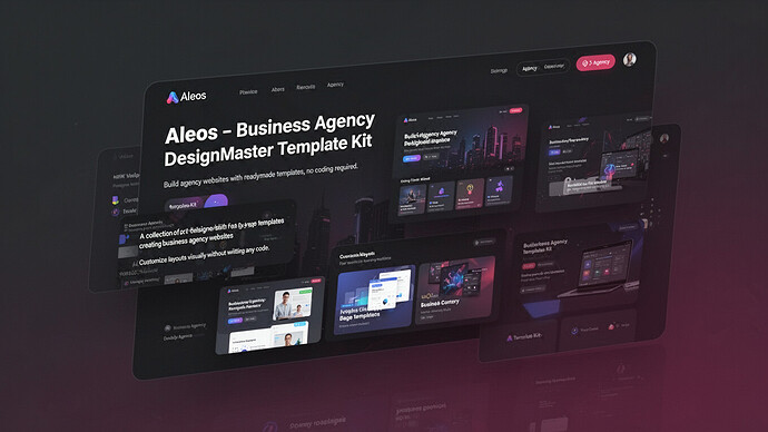 Aleos - Business Agency DesignMaster Template Kit